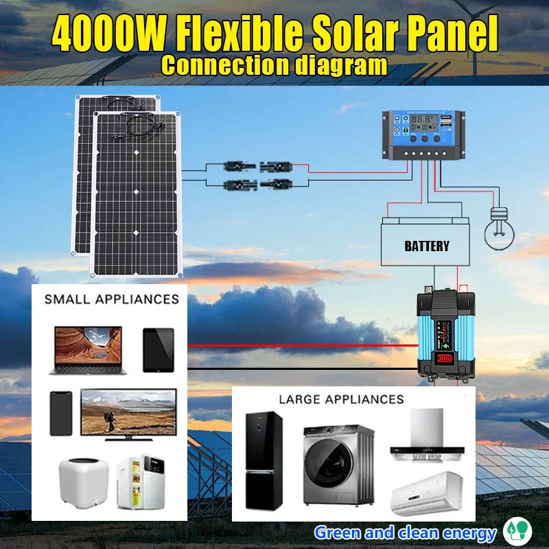 Off Grid Solar Kit - Kit pannello solare da 4000 W