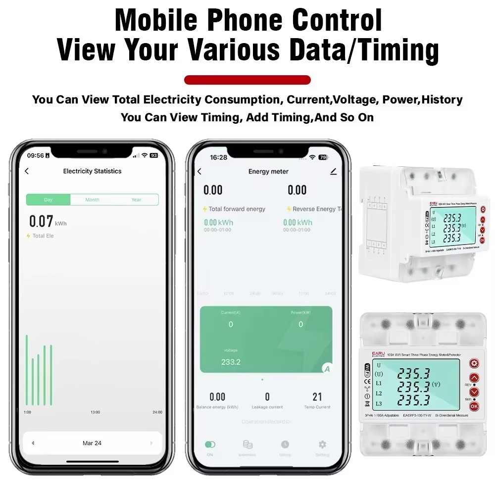 Contatore di Energia Trifase A - Energy Meter Bidirectional recensione e prezzo