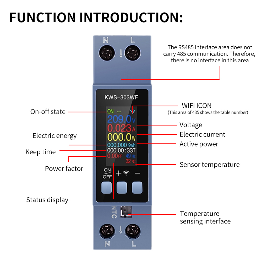 KWS-303 Misuratore di Potenza  - Energy Meter Bidirectional recensione e prezzo