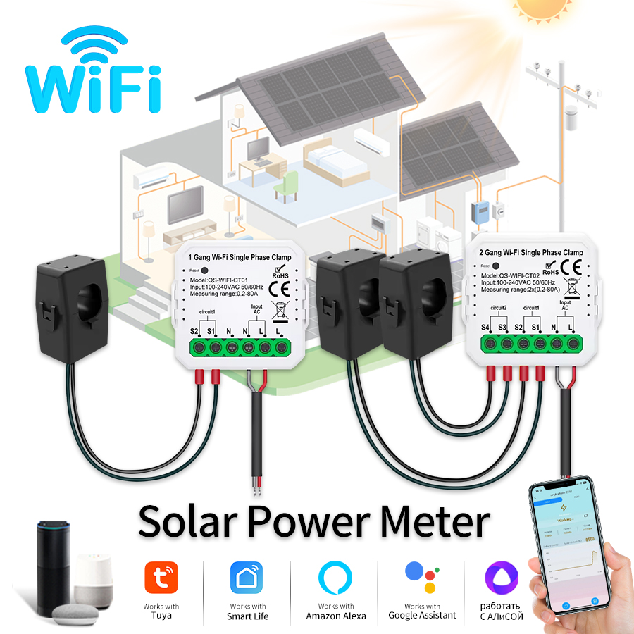 Tuya Smart WiFi Misuratore di  - Energy Meter Bidirectional recensione e prezzo