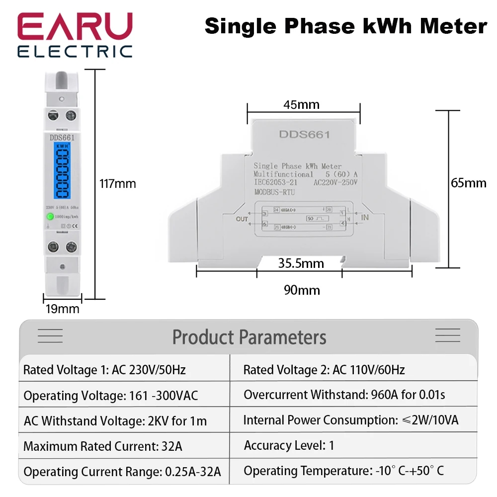 Wattmetro retroilluminato mono - Energy Meter Bidirectional recensione e prezzo