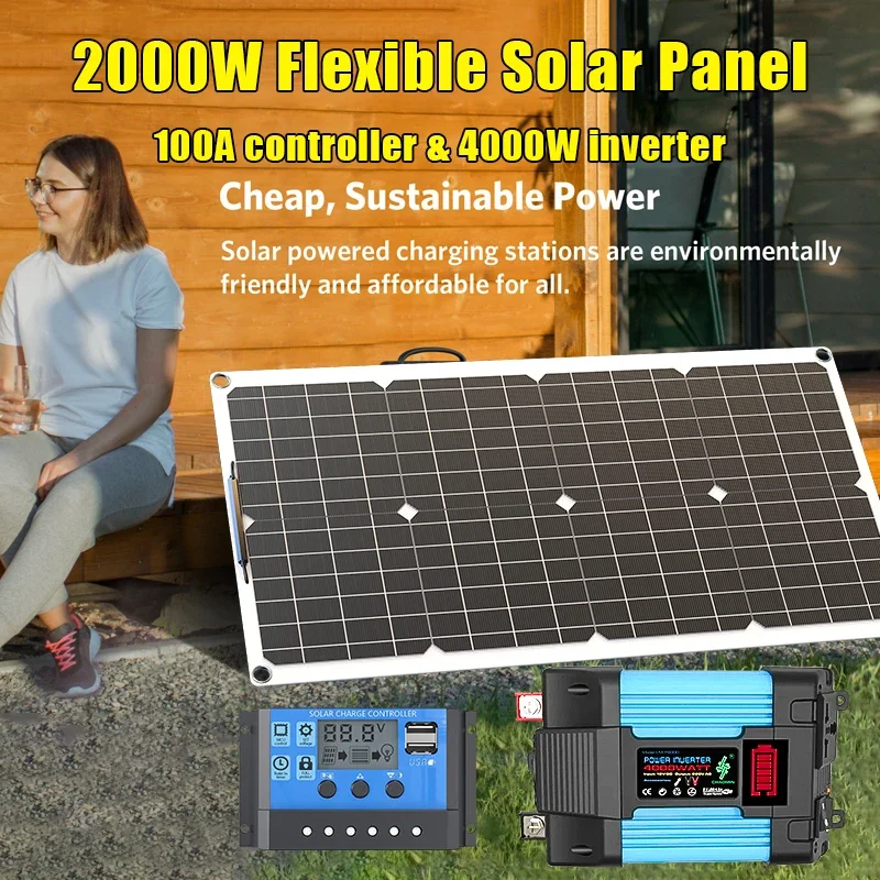 Kit pannello solare da 4000 W  - Off Grid Solar Kit recensione e prezzo